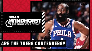 Depending on how Harden plays the 76ers are contenders  Tim MacMahon  The Hoop Collective [upl. by Garbers]