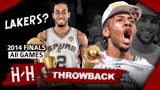 Throwback Kawhi Leonard Full Series Highlights vs Miami Heat 2014 NBA Finals  Finals MVP HD [upl. by Adi]