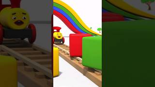 Lets Play and Learn with Tino the Train 🚂 cartoon woodtrain tino shorts learncolors forkids [upl. by Vigor]