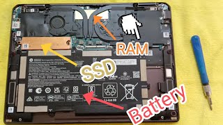 HP Spectre x360 convertible Upgrade Guide Battery Replacement SSD and RAM Upgrade [upl. by Nisbet]