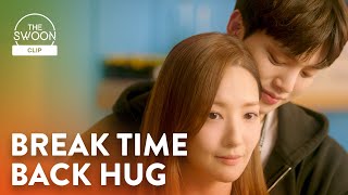 Song Kang and Park Minyoung share a secret back hug  Forecasting Love and Weather Ep 5 ENG SUB [upl. by Prebo20]