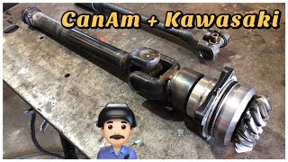 Custom Built Atv Driveshaft  1000cc ATV Swap Ep 5 [upl. by Kolivas]