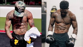 Gervonta Davis NEW PHYSIQUE FLEXING on Frank Martin Shredded ahead of their Fight [upl. by Nerrol]