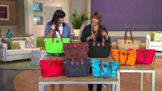 Dooney amp Bourke Nylon Shopper with Braided Handles with Jill Bauer [upl. by Gamali]