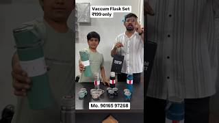 Best quality Vaccum Flask Set 🔥 under 199 🔥 gadgets quality rajkot thermoflask stainlessbottle [upl. by Dihgirb]