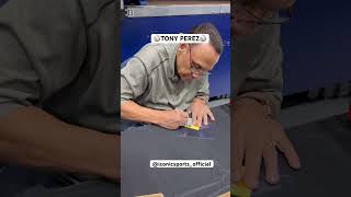 Baseball Hall of Famer TONY PEREZ autographs RARE 1967 Kahn’s Weiners card for ICONIC SPORTS MEDIA [upl. by Suckram]