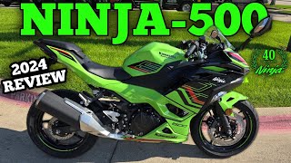 2024 KAWASAKI NINJA 500 Ride amp Review  Honda CBR 500s NIGHTMARE review kawasaki ninja500 [upl. by Noiram133]