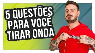 5 QUESTÕES SOBRE TRANSIVIDADE VERBAL [upl. by Blinny]