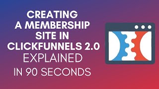 How To Create A Membership Site In ClickFunnels 20 2025 [upl. by Adriena]