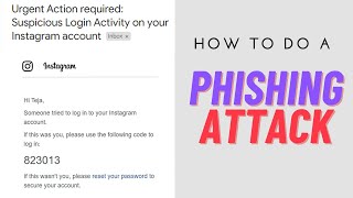 How Hackers do Phishing Attacks to hack your accounts [upl. by Yeorgi918]