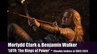 Lord of the Rings The Rings of Power Morfydd Clark Benjamin Walker Interview Season 2 Audio [upl. by Akerahs]