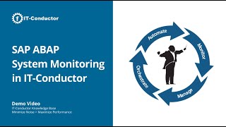 ITConductor Demo  SAP ABAP System Monitoring [upl. by Ynohtnael]