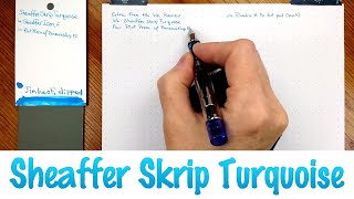 Sheaffer Skrip Turquoise [upl. by Alexia]