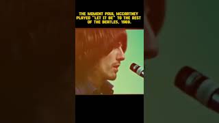 The moment Paul McCartney Played quotLet it bequot to the rest of The Beatles 1969 shorts [upl. by Ian]