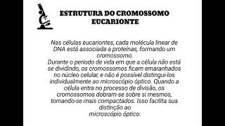 Estrutura do Cromossomo Trabalho de Ciências 9° ano [upl. by Tyika]