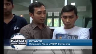 Tangan Bionik Robotic Hand Mahasiswa Undip  TVKU Semarang [upl. by Dar29]