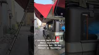 Hard shell roof top tent by Adventure hut camping rooftoptent 4x4offroad overlanding thar [upl. by Rausch]