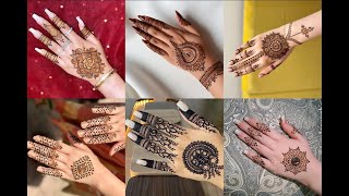 Beautiful tikki mehndi design 2024 ❤ back side tikki designs [upl. by Ecydnak]