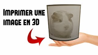 Comment imprimer une image en 3D  Lithophanie 3D [upl. by Edas]