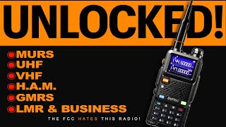 Unlocked Baofeng UV5G Plus amp UV5RM The AR5RM  UNlocked 10 Watt HAM  GMRS  LMR [upl. by Murtha]