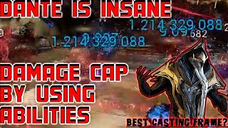 Dante is BROKEN but with VERGLAS he is PERFECTION  Warframe damage cap with abilities is possible [upl. by Sitnalta955]