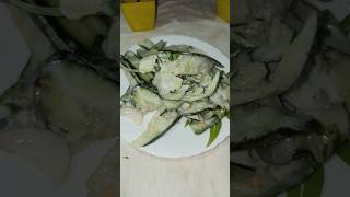 Cucumber onion salad  Healthy salad  Dahi salad  ytshorts shorts youtubeshorts short food [upl. by Schramke55]