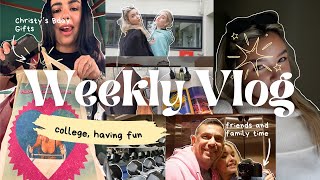 WEEKLY VLOG  deree bocconi results gym friends preparing for birthdays [upl. by Hailat]