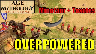 Minotaur  Toxotes is SUPER STRONG  Age of Mythology Retold [upl. by Derril]