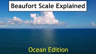 Beaufort Scale Explained  Ocean Edition [upl. by Sitnerp801]