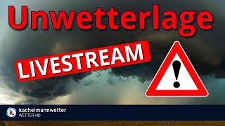 Gewitter und Unwetter live am Donnerstag [upl. by Acimat583]