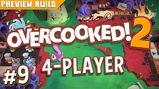 Overcooked 2  9  ALIEN LEVELS Preview Build Gameplay [upl. by Haran]