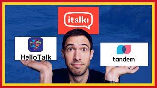 iTalki vs HelloTalk vs Tandem  3 Top Language Exchange Apps [upl. by Navada]