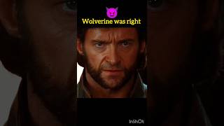 Wolverine was right 😎😈shorts shortsfeed [upl. by Perle426]