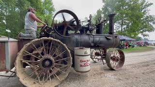 Tractor parade at Rushville Indiana Pioneer engineer club of Indiana part 1 832024 [upl. by Akkire]