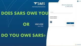 How to see if you have a SARS refund or whether you owe SARS check your SARS status [upl. by Horatia]