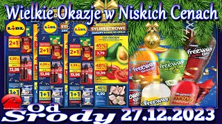 Lidl Nowa Gazetka Promocyjna od Środy 27122023 Najlepsze Okazje W Niskich Cenach [upl. by Fontana552]