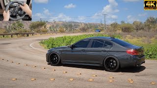 1270 hp BMW M5 Forza Horizon  5 Realistic driving  Steering Wheel Gameplay [upl. by Avat409]