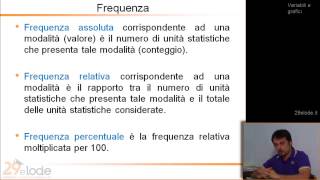 Statistica Medica  Variabili e grafici  2di46  YouTube  29elodeit [upl. by Ennayoj]