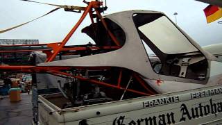 Helicopter powered with a VW aircoold motor  vw gearbox [upl. by Cohette]