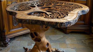 Rustic Art Coffee Table Design Ideas  Amazing DIY Woodworking Projects [upl. by Mayworm106]