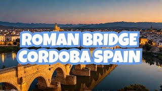 Sobrevolando El Puente Romano Cordoba Spain Dron Dji [upl. by Nelli327]