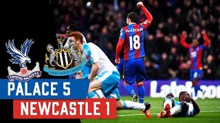 Crystal Palace 51 Newcastle United  CLASSIC PALACE [upl. by Atilahs879]