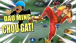 WHEN ROBLOX GAMER PLAY MOBILE LEGENDS  DAO MING CHOU GAT [upl. by Eceinahs]