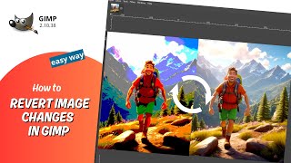 How to revert image changes in GIMP [upl. by Zilber]