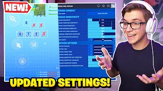 DuckyTheGamers NEW Fortnite Mobile Settings amp HUD Best Sensitivities  Maps [upl. by Ramedlav]