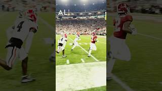 Ryan Williams’ gamewinning touchdown vs Georgia before Alabama Alabama RollTide [upl. by Enimsay]