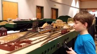 Near Sighted Narrow Gaugers Modeling in H0n3 Estes Park Colorado Model RR Show [upl. by Kela344]