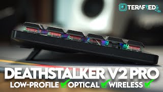 Razer Deathstalker V2 Pro Optical Wireless Keyboard Review  Ticks All The Right Boxes [upl. by Hephzipah]