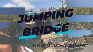 Super SCARY High Jumping Bridge The Florida Keys Living with Keys Kids Adventures [upl. by Adnik838]