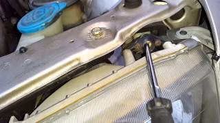 How to adjust 1997 Honda Accord Headlights [upl. by Atikir]